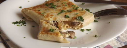 блинчики с грибами. Шаг 9