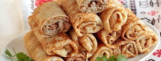 блинчики с куриным фаршем. Шаг 13