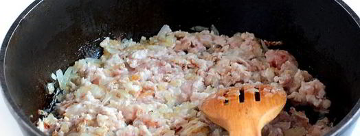 блинчики с куриным фаршем. Шаг 8