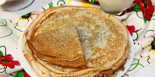 Блинчики с маком