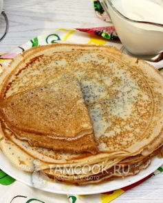 Блинчики с маком