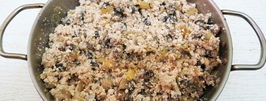 блинчики с мясом, грибами и картошкой. Шаг 14