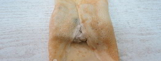 блинчики с мясом, грибами и картошкой. Шаг 18