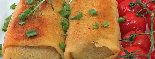 блинчики с мясом, грибами и картошкой. Шаг 22