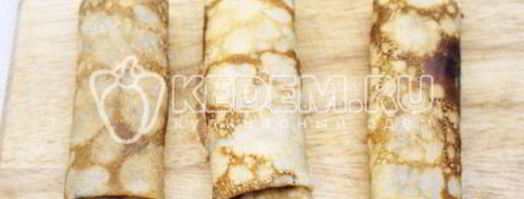 блинчики с творогом и изюмом. Шаг 5