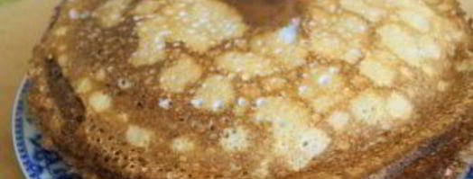 блинчики с творогом и вишней. Шаг 4