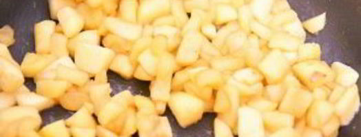 блинчики с творогом и яблоками. Шаг 2