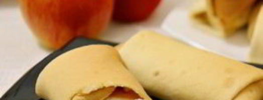 блинчики с творогом и яблоками. Шаг 5