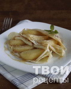 Блинчики с яблоками