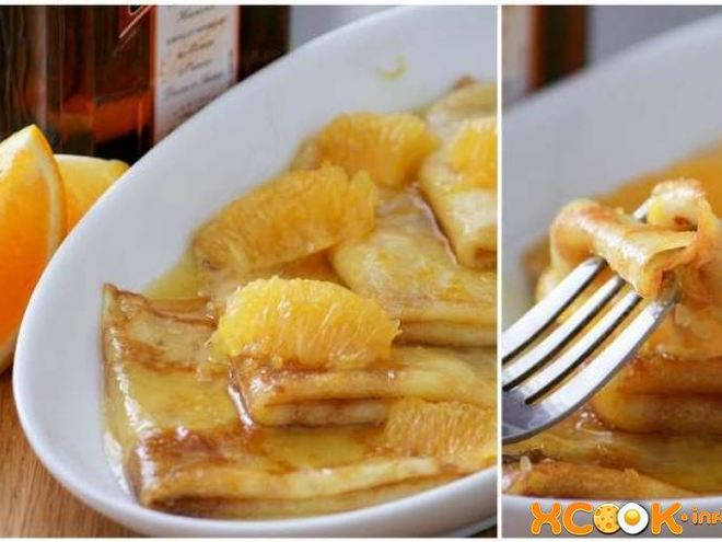 Рецепт блинчиков сюзетт