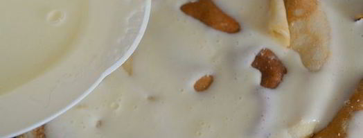 блинная ванильная улитка с творогом и изюмом. Шаг 9