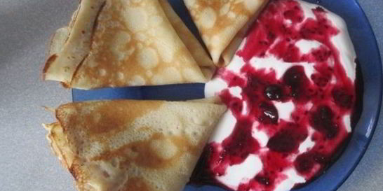 Блины из детской смеси