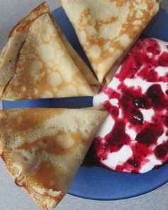 Блины из детской смеси