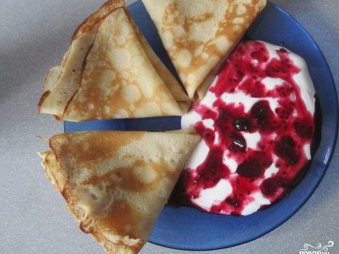 Рецепт блинов из детской смеси