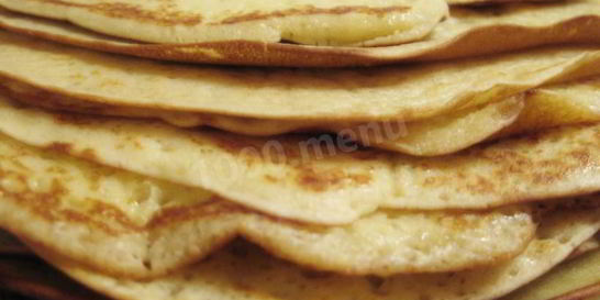 Блины из пшеничной и кукурузной муки