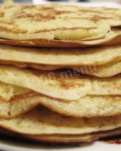 Блины из пшеничной и кукурузной муки