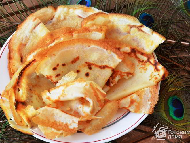 Рецепт блинов карнавал на кокосовом молоке