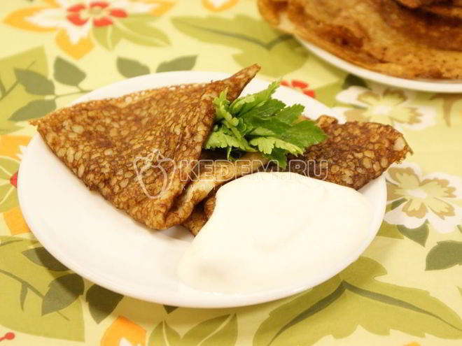 Рецепт блинов кислых