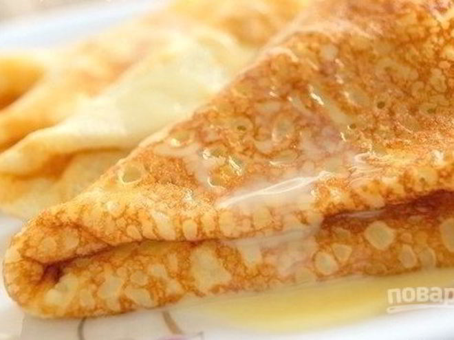 Рецепт блинов кружевных