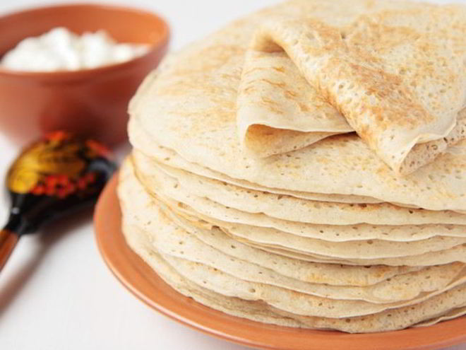 Рецепт блинов на кефире дрожжевые