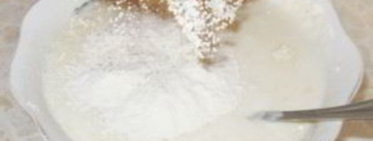 блины на кефире с кипятком. Шаг 2