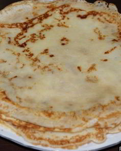 Блины на молоке без яиц