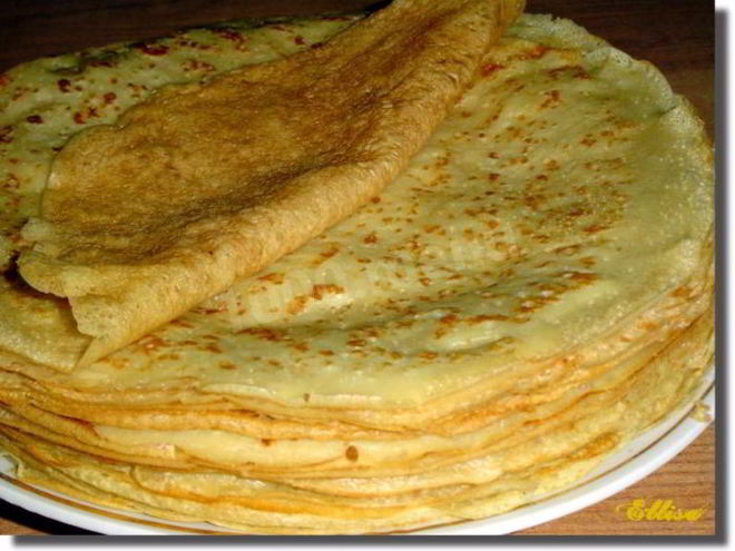 Рецепт блинов на молоке и кефире тонкие ажурные