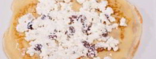 блины на молоке с творогом. Шаг 4