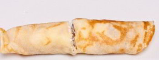 блины на молоке с творогом. Шаг 5