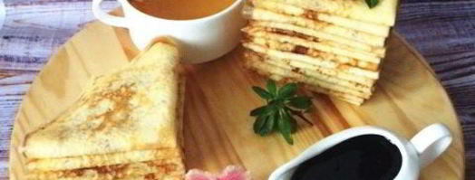 блины на молоке. Шаг 4