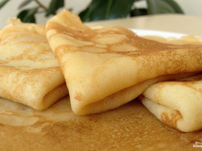 Рецепт блинов на пиве с яйцами