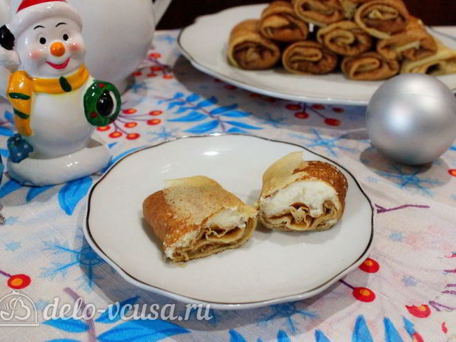 Рецепт блинов на простокваше с творогом