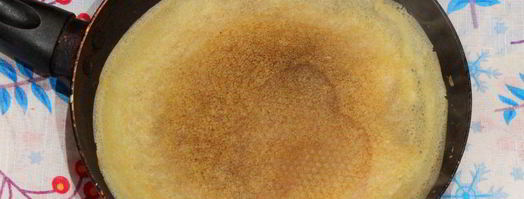 блины на простокваше с творогом. Шаг 7