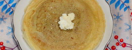 блины на простокваше с творогом. Шаг 9