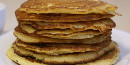 Блины на ряженке толстые