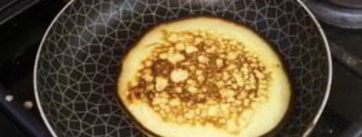 блины на ряженке толстые. Шаг 5