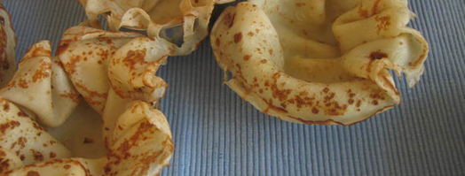 блины рыбьи домики. Шаг 3