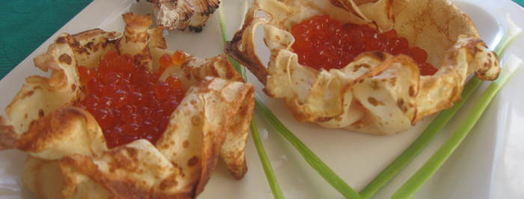 блины рыбьи домики. Шаг 5