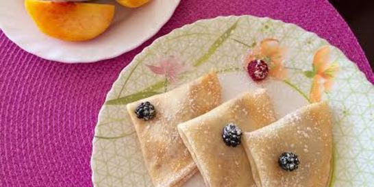 Блины с джемом