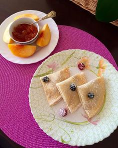 Блины с джемом