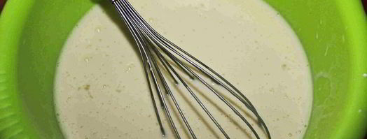 блины с крахмалом на молоке. Шаг 8