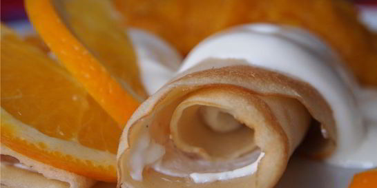 Блины с маскарпоне