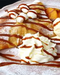 Блины с мороженым