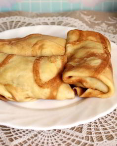 Блины с мясом по-домашнему