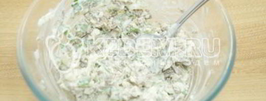 блины с печенью и яйцом. Шаг 4