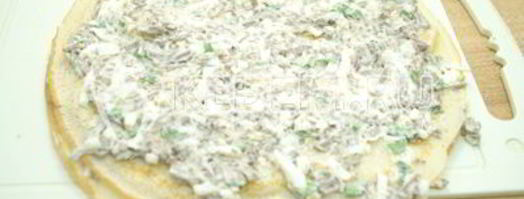 блины с печенью и яйцом. Шаг 5