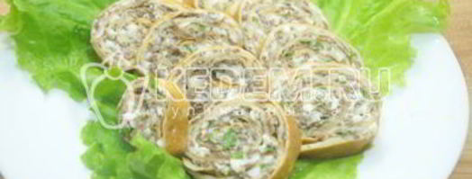 блины с печенью и яйцом. Шаг 7