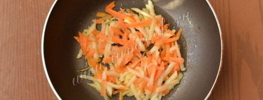 блины с припеком из яблок и моркови. Шаг 11