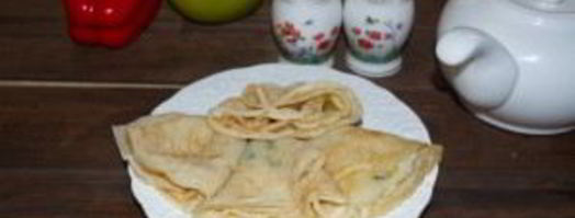 блины с припеком. Шаг 4