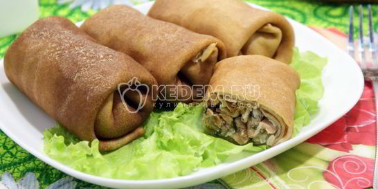 Блины с рыбой